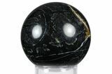Polished Picasso Marble Sphere - Utah #369051-1